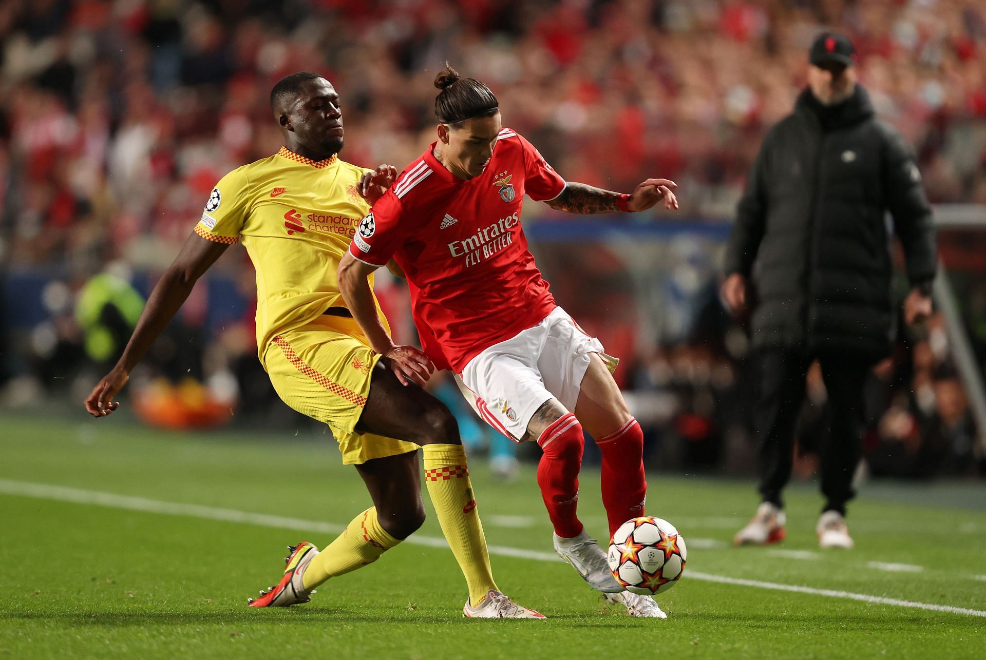 Nunez faced the Reds in the Champions League last season