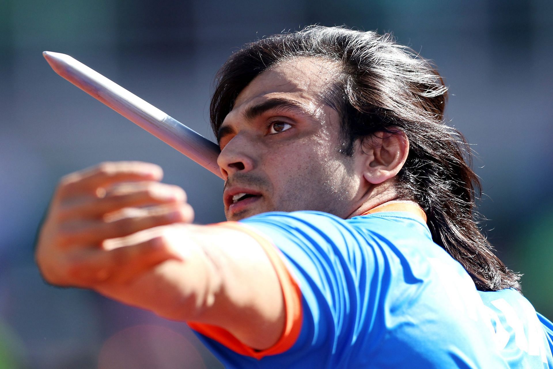 India&#039;s Neeraj Chopra at the World Athletics Championships. (PC: Getty Images)