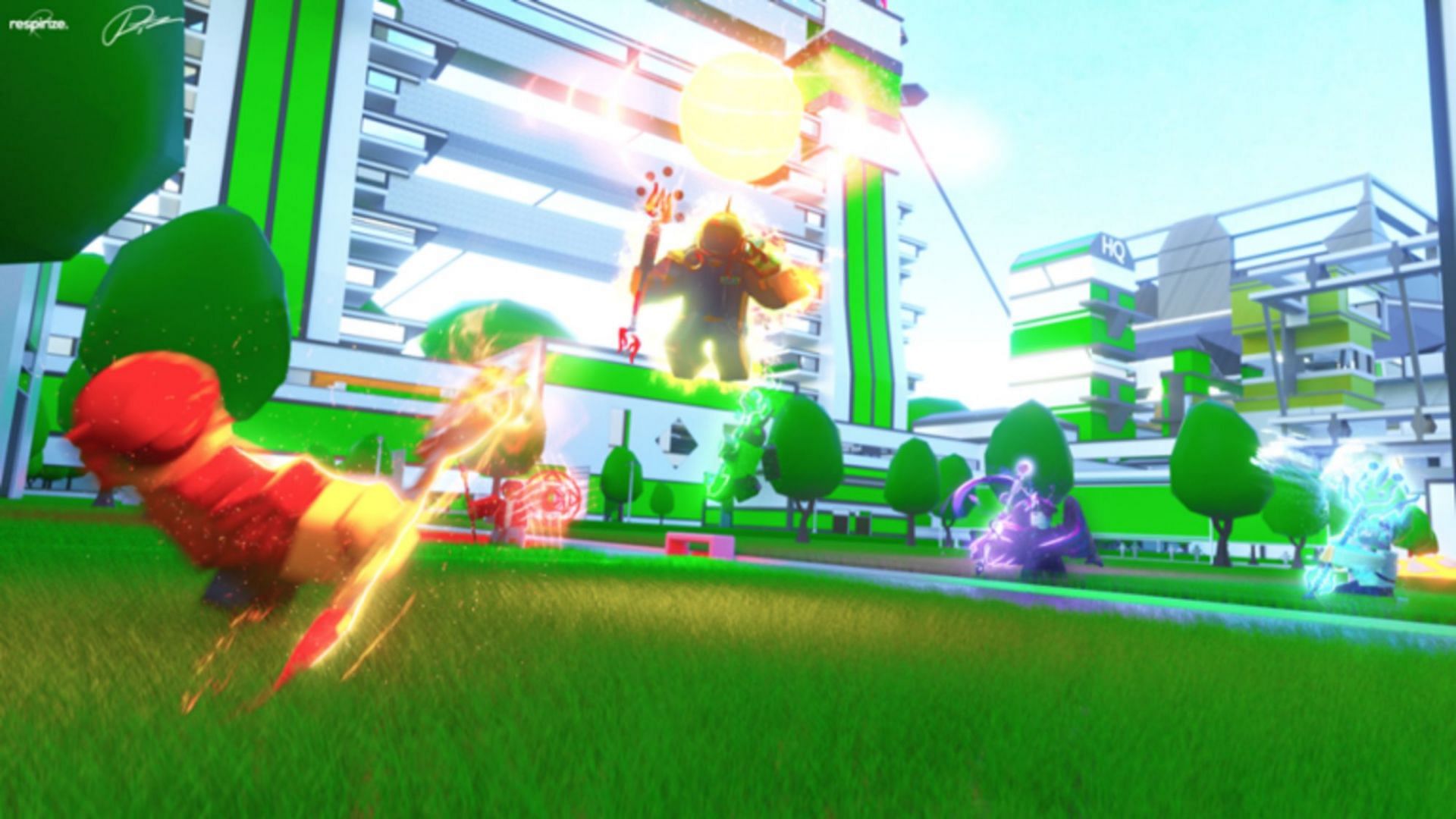 Players can cast spells in this magical game (Image via Roblox)