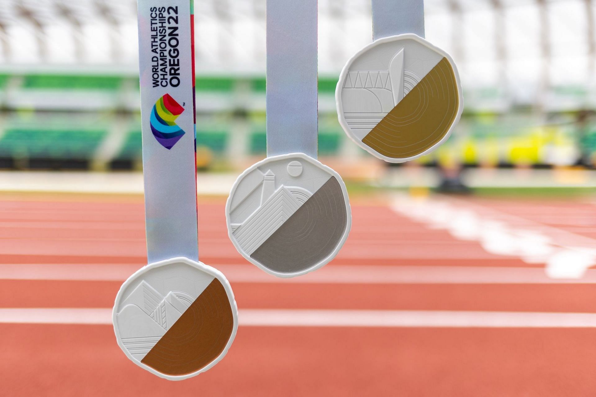 For the first time Instant Medals will be awarded at the Eugene World Athletics Championships. (Photo credit. World Athletics).