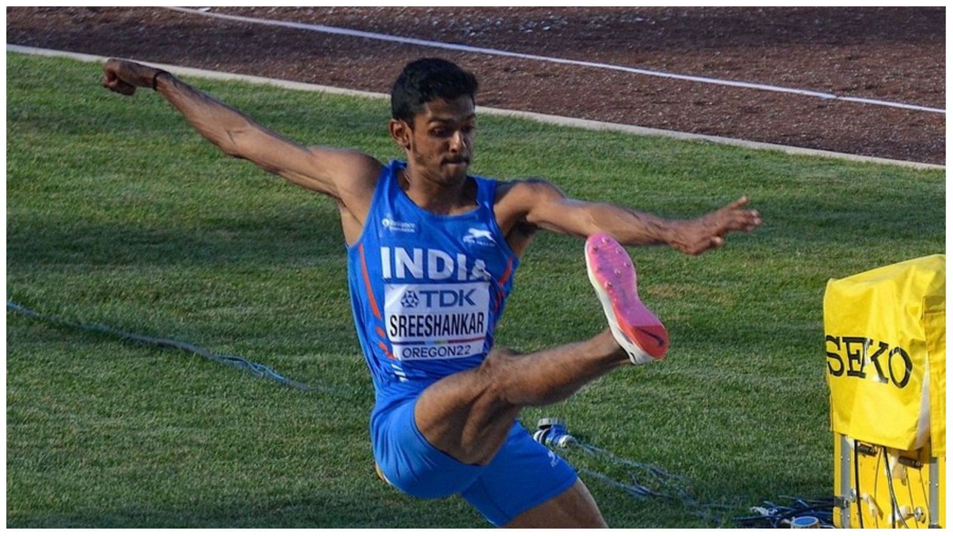 World Athletics Championships 2022: M Sreeshankar in action on Day 1 (Pic Credits: AFI)