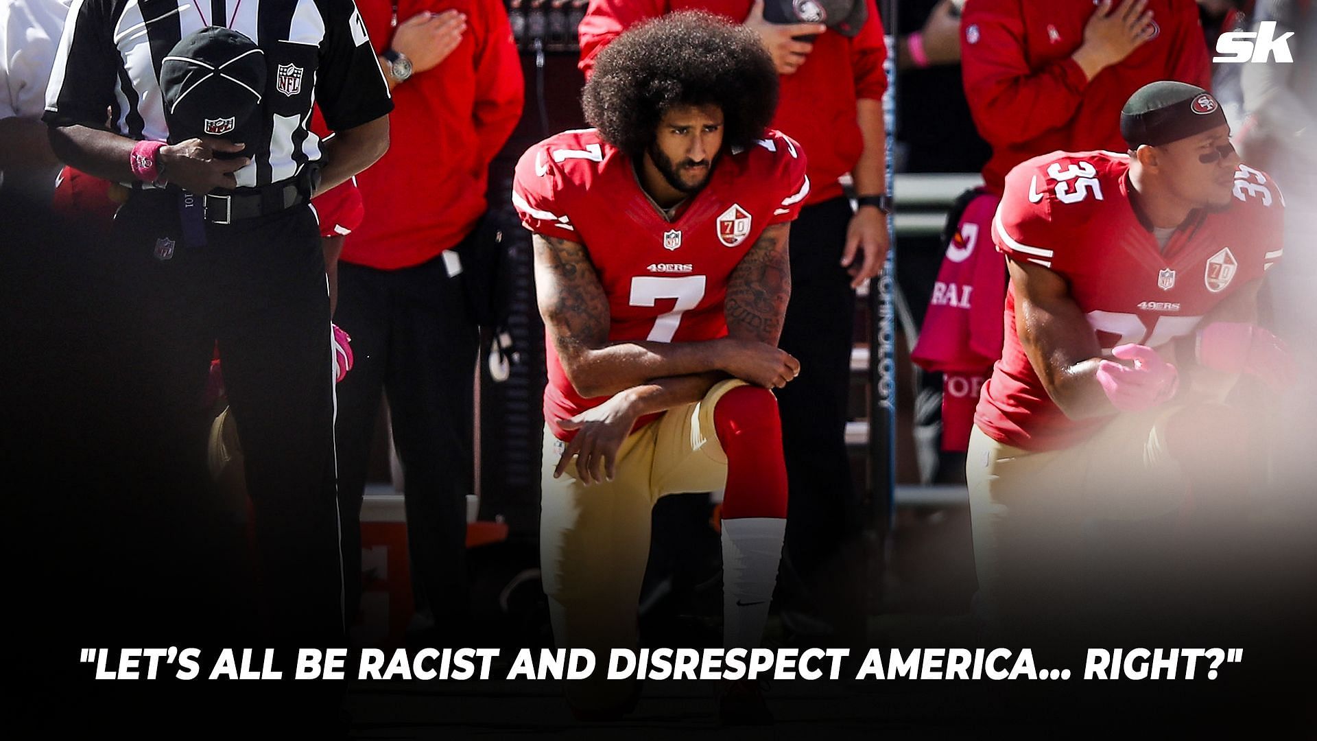 NFL world reacts to Courtney Cox&#039;s ex-sister-in-law advocating for Colin Kaepernick