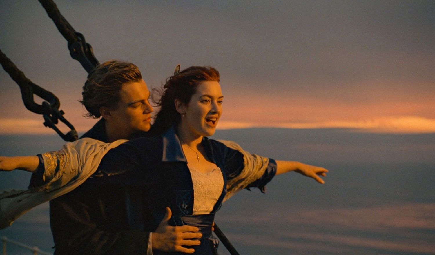 The iconic scene from Titanic which has made its place in history as a memorabilia of love (Image via Paramount)
