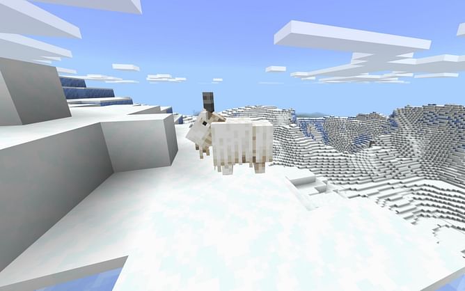 How to get a goat to ram into you in Minecraft 1.19 update