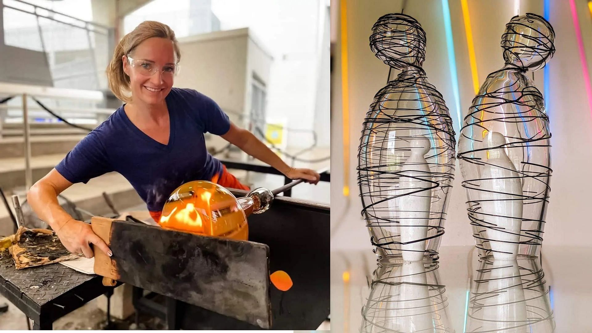 Who is Brenna Baker from Netflix's Blown Away? Season 3 contestant's glass  artist career began at the age of 14