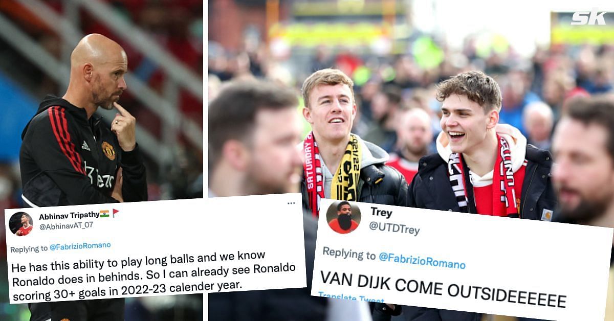 United fans on Twitter are excited by the latest transfer news.