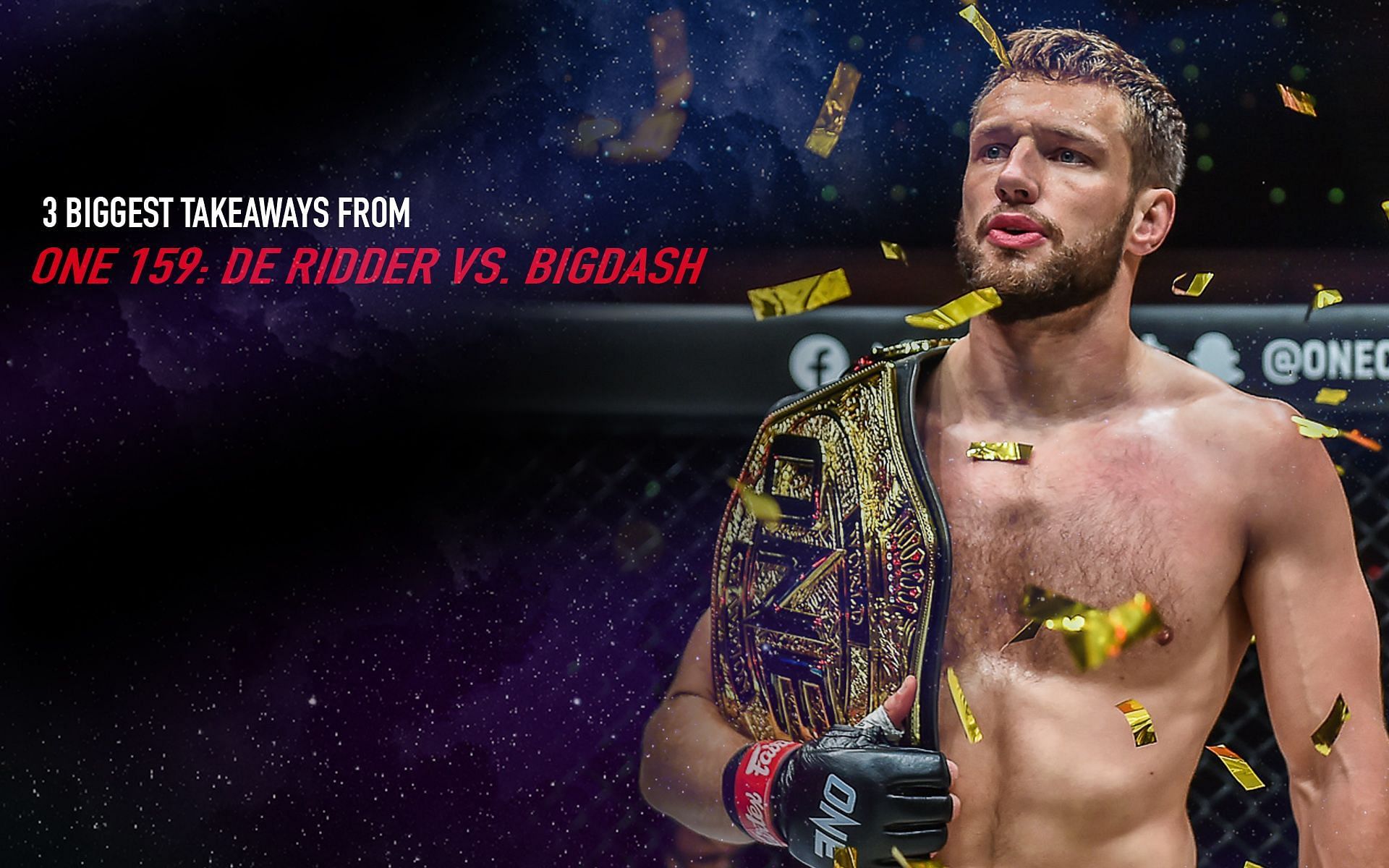 Reinier de Ridder once again came out on top at ONE 159. | [Photo: ONE Championship]