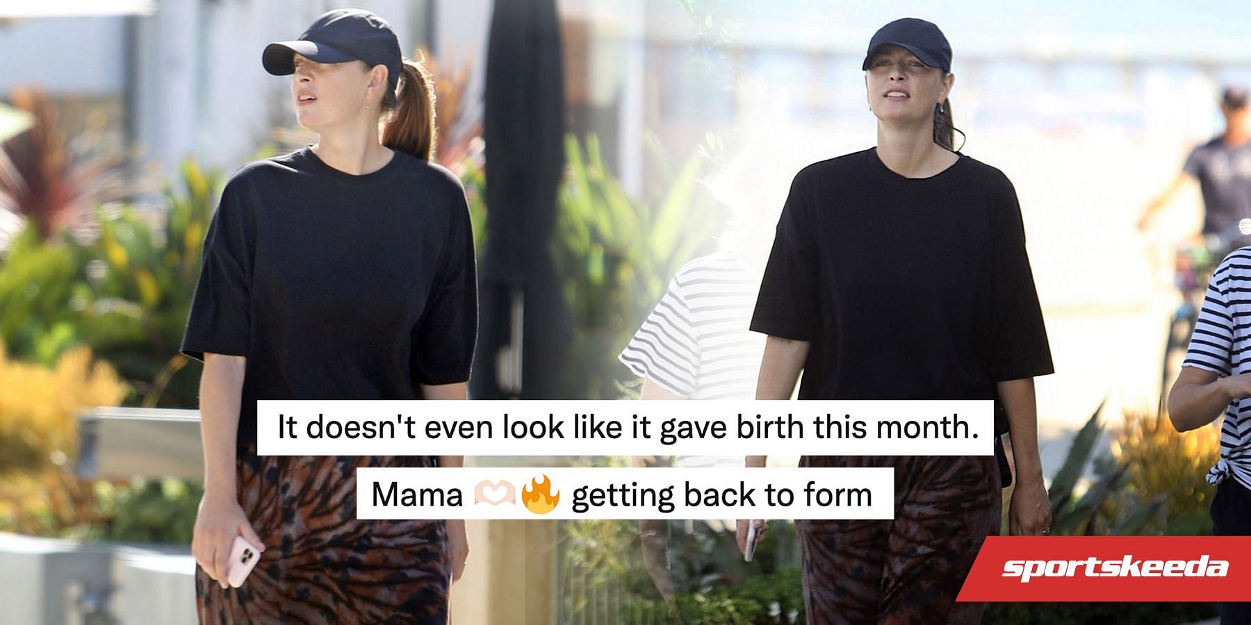 Maria Sharapova recently became a mother for the first time.