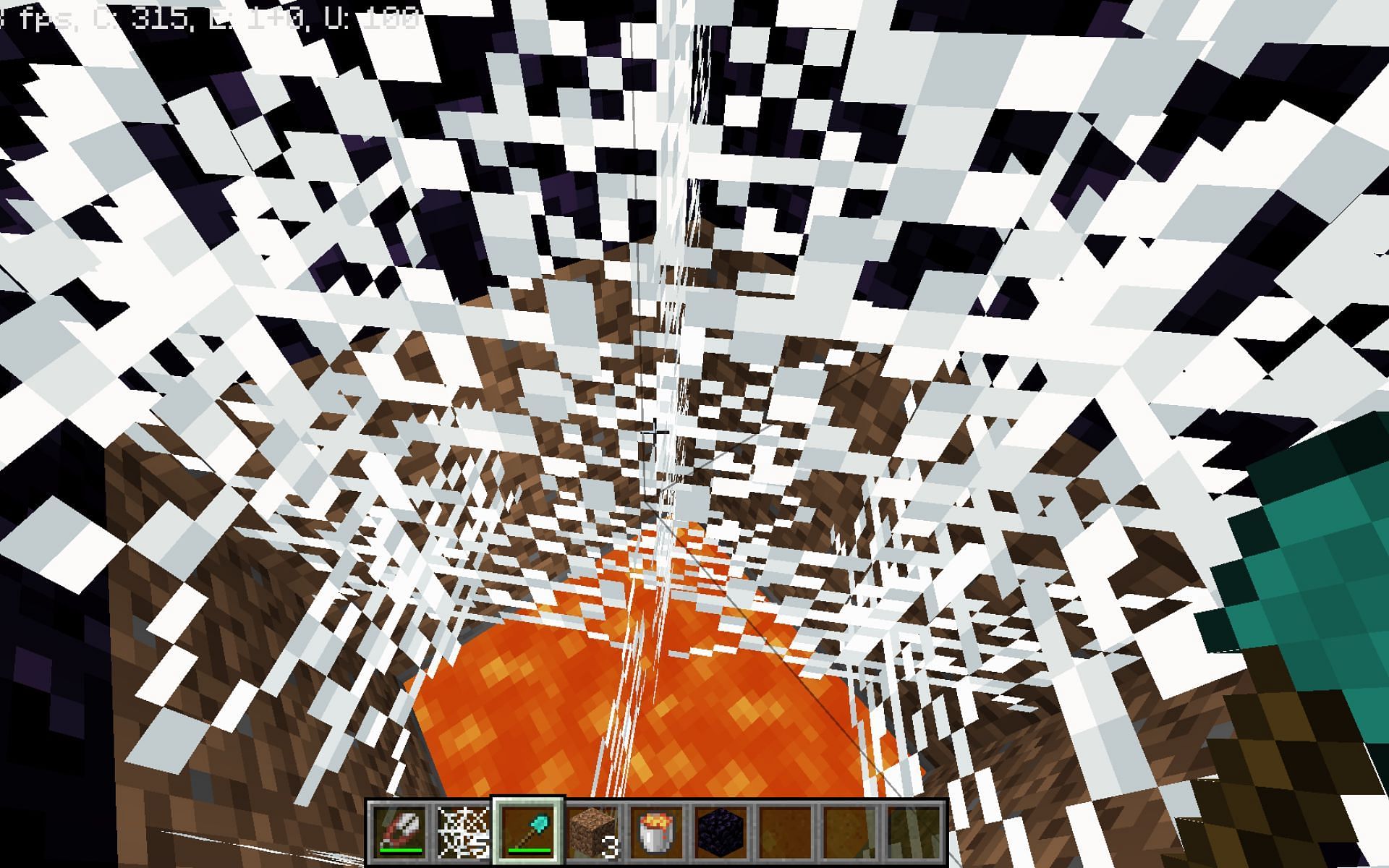 Cobwebs can trap entities and drastically slow them down (Image via Minecraft 1.19 update)