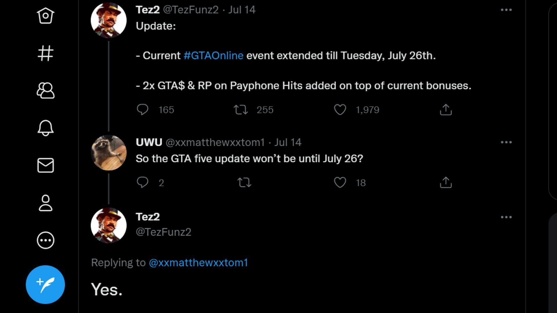 Most GTA insiders are of the same opinion (Image via @TezFunz2, Twitter)