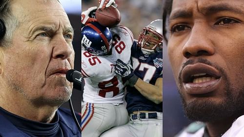 Bill Belichick, the Helmet Catch, and Asante Samuel | Image Credit: New England Patriots