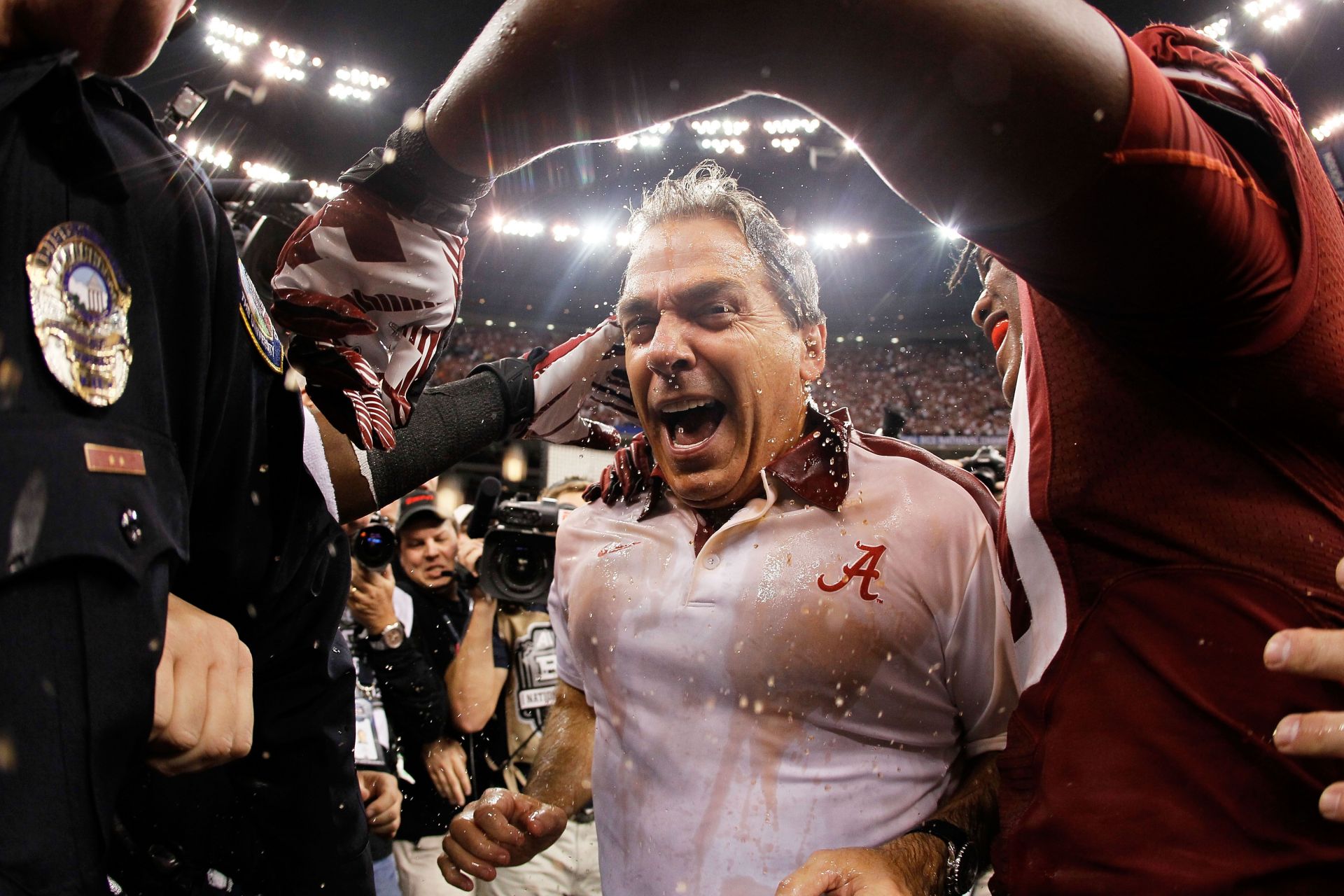 Nick Saban 'ran' when Channing Crowder brought stripper to