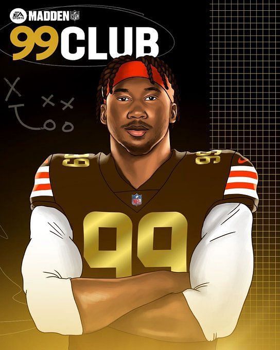 Myles Garrett remains in “99 Club” as highest-rated edge rusher in Madden 23