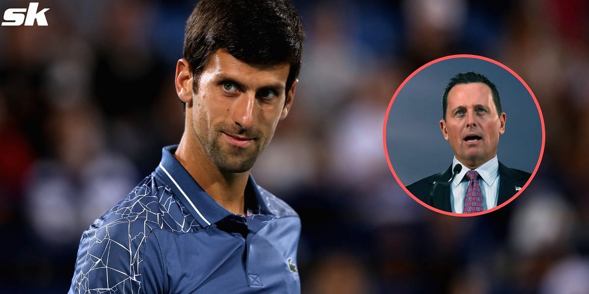 Richard Grenell shows support for Novak Djokovic