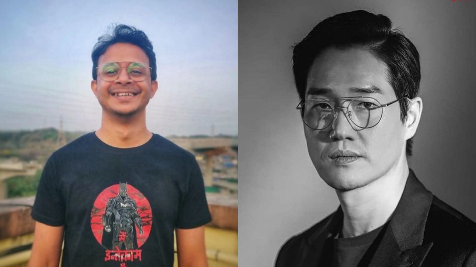 Sanket Mhatre voiced Yoo Ji-tae as The Professor in the Hindi dub for Money Heist Korea (Image via @sanketmhatreofficial/Instagram and Netflix)