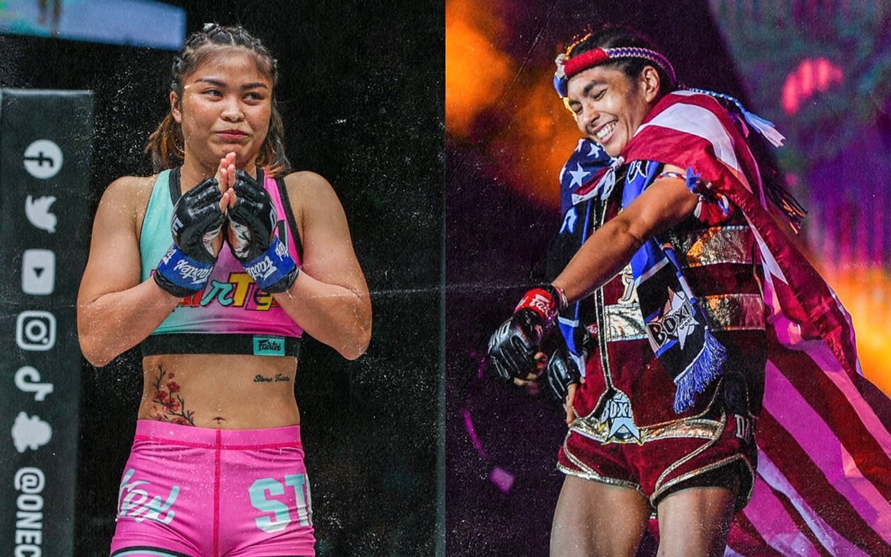 (left) Stamp Fairtex and (right) Janet Todd [Credit: ONE Championship]