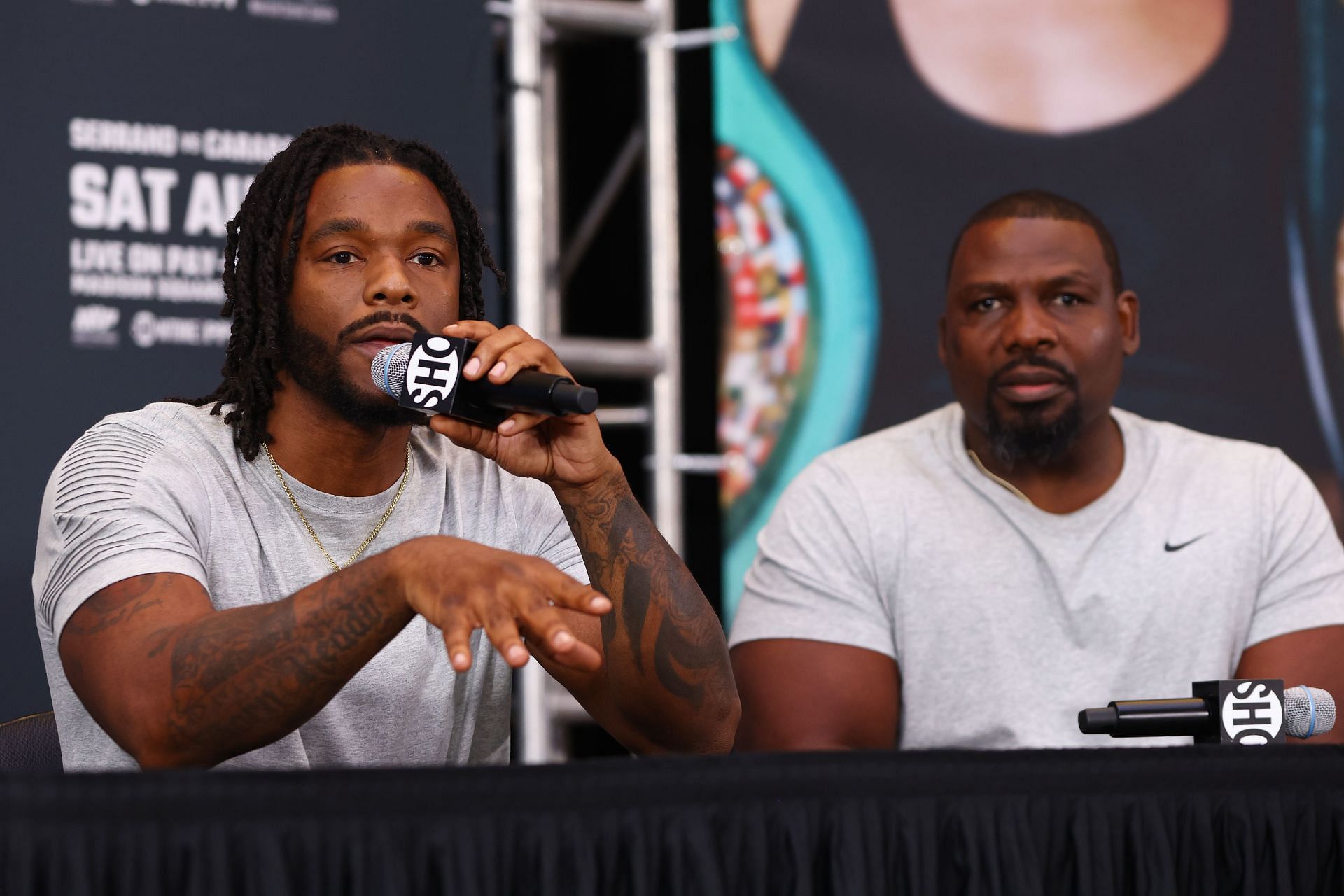 Hasim Rahman Jr. (L), isn&#039;t afraid of his fight with Jake Paul.