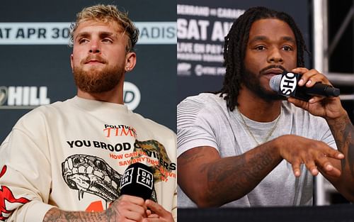 Jake Paul (left) and Hasim Rahman Jr. (right) (Image credits Getty Images)