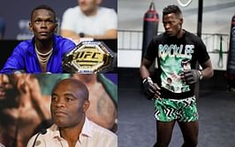 "Look where he ended up" - Israel Adesanya draws parallel between Anderson Silva and teammate 'Blood Diamond' who fights at UFC 277