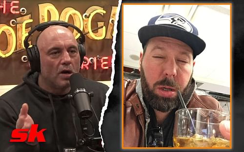 Joe Rogan (left), Bert Kresicher (right) [Images courtesy of Power JRE on YouTube & @bertkreischer on Twitter]