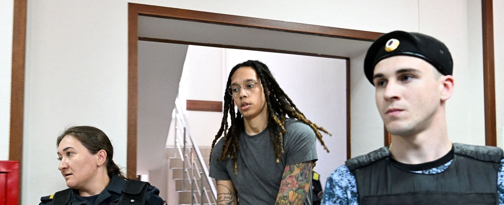 Brittney Griner can face up to 10 years in a Russian prison following her guilty plea (Image via Getty Images)