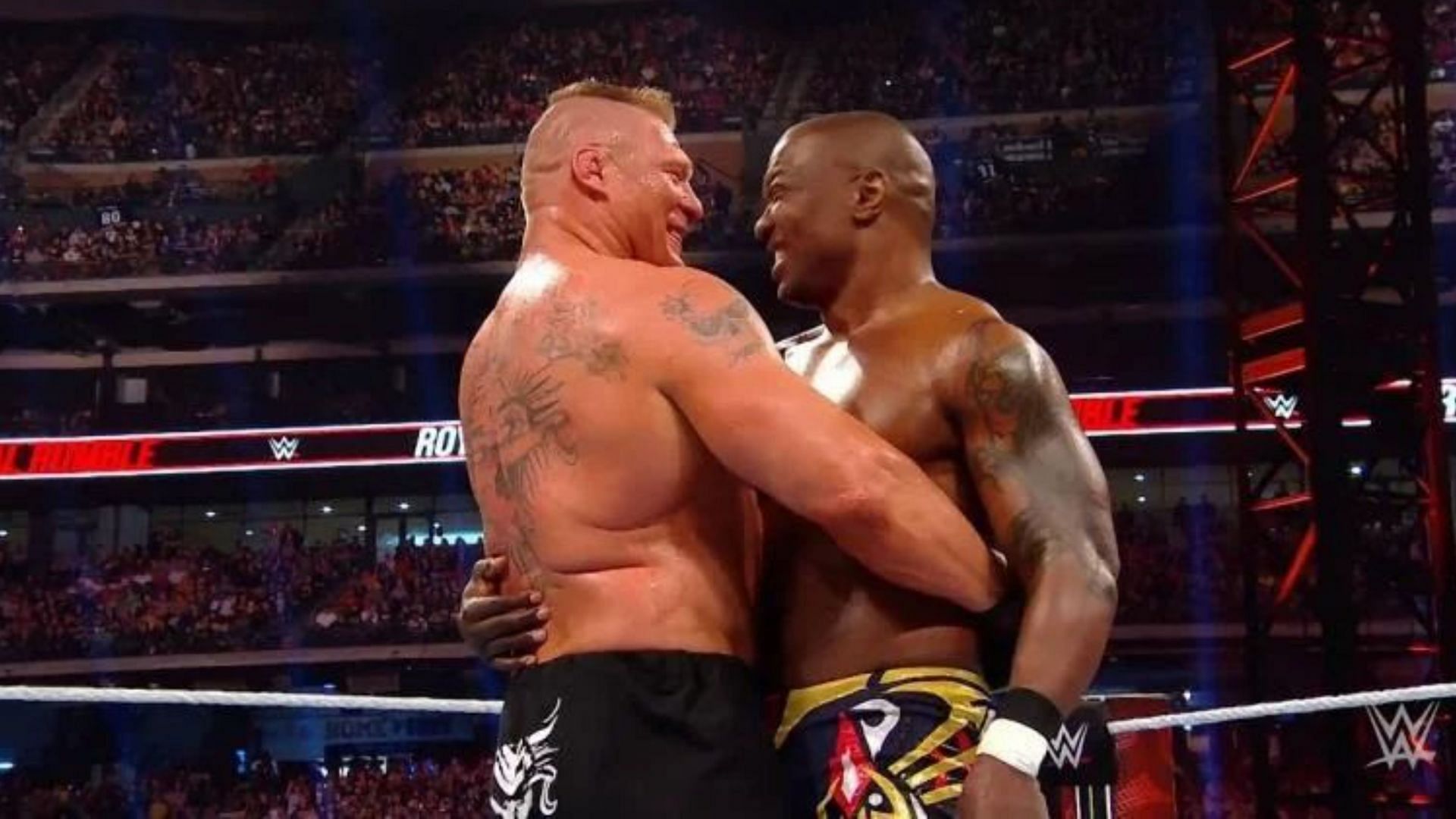 Brock Lesnar and Shelton Benjamin became friends before joining WWE