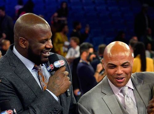 Shaquille O'Neal and Charles Barkley