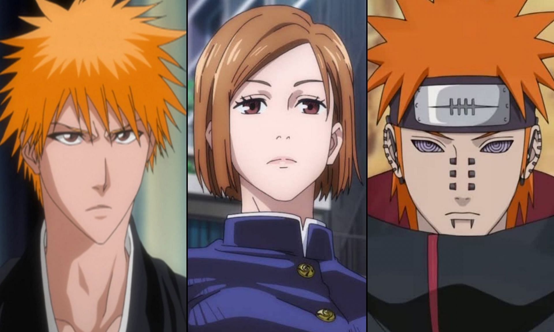 Orange Anime hair color, Anime hair, Color meanings