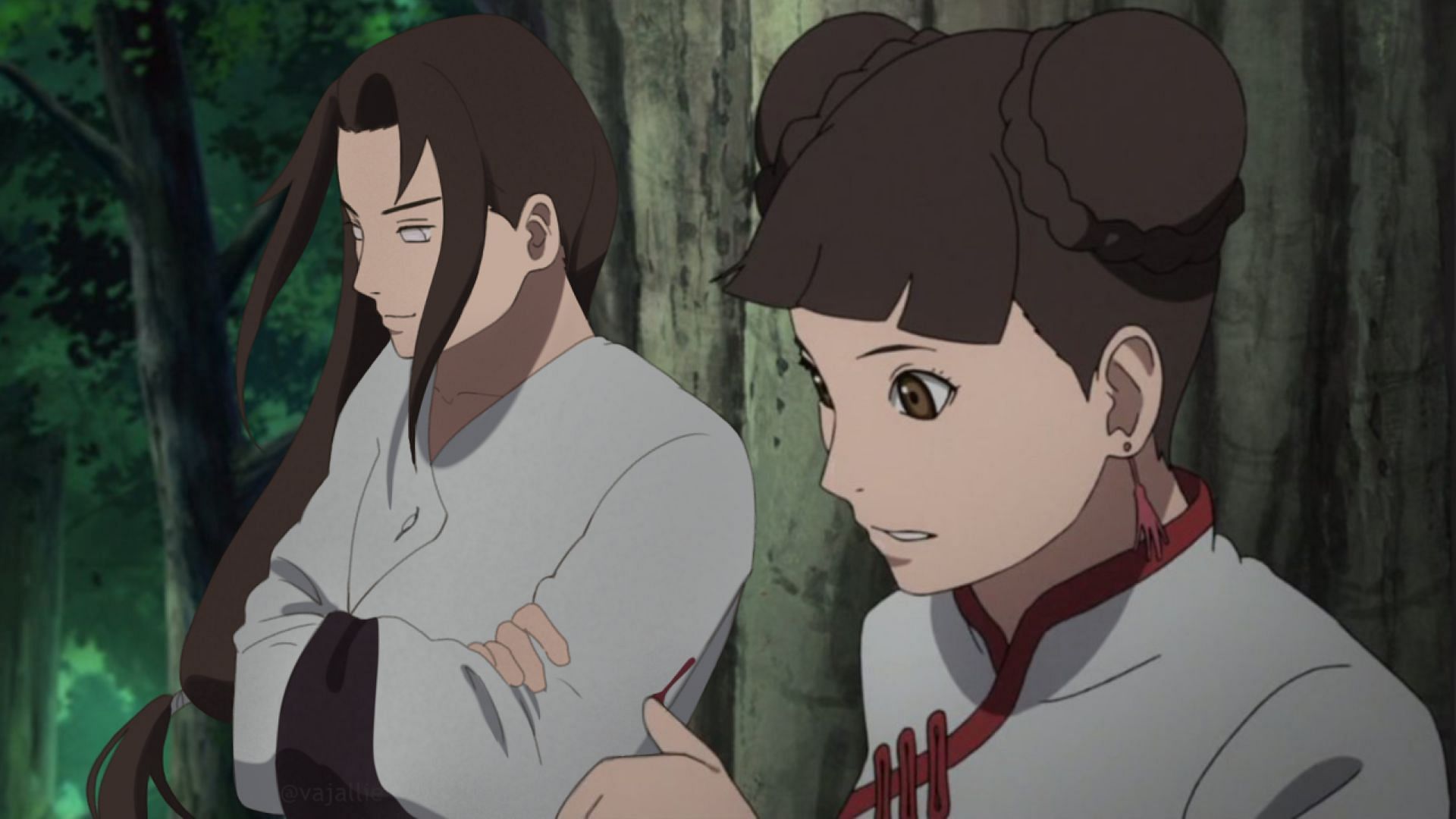 Tenten and Neji as seen in Naruto (Image via Studio Pierrot)