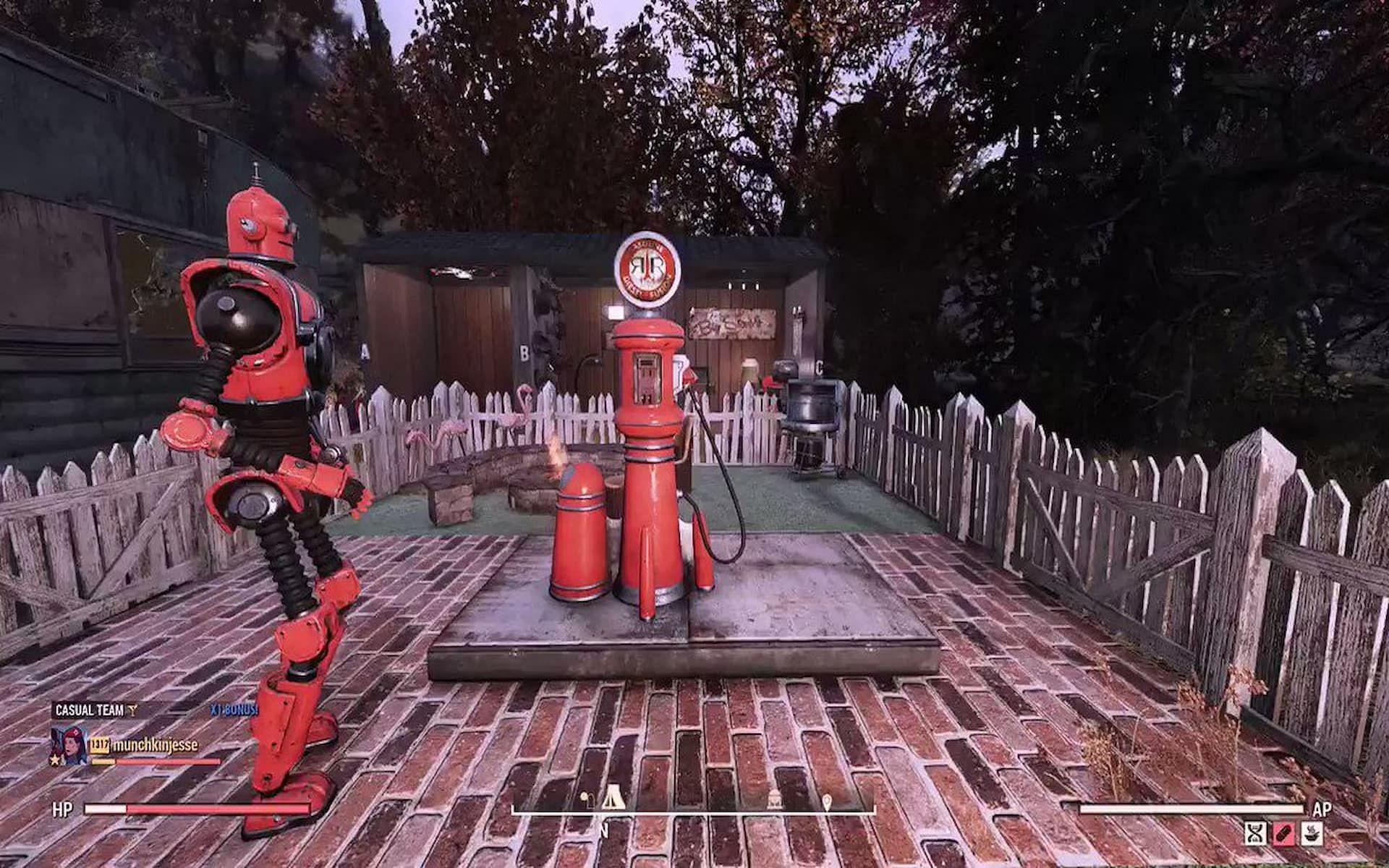 A look at the Red Rocket Collectron station in Fallout 76 (Image via Bethesda)