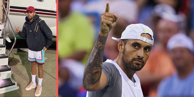 "Let's turn this sh*t back" - Nick Kyrgios upon arriving in New York for 2022 US Open