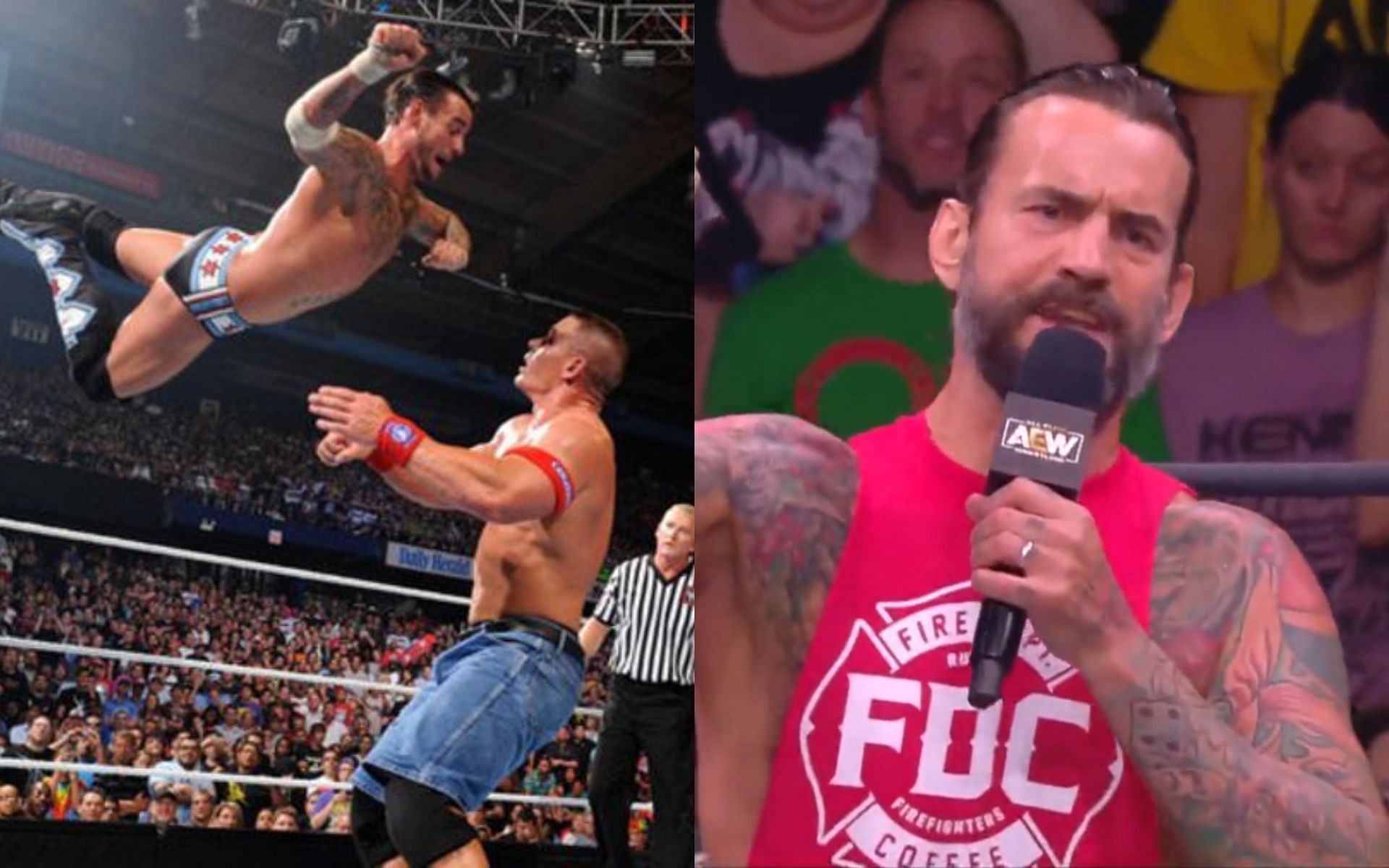 CM Punk and John Cena had an iconic rivalry in the WWE from 2011 to 2013.