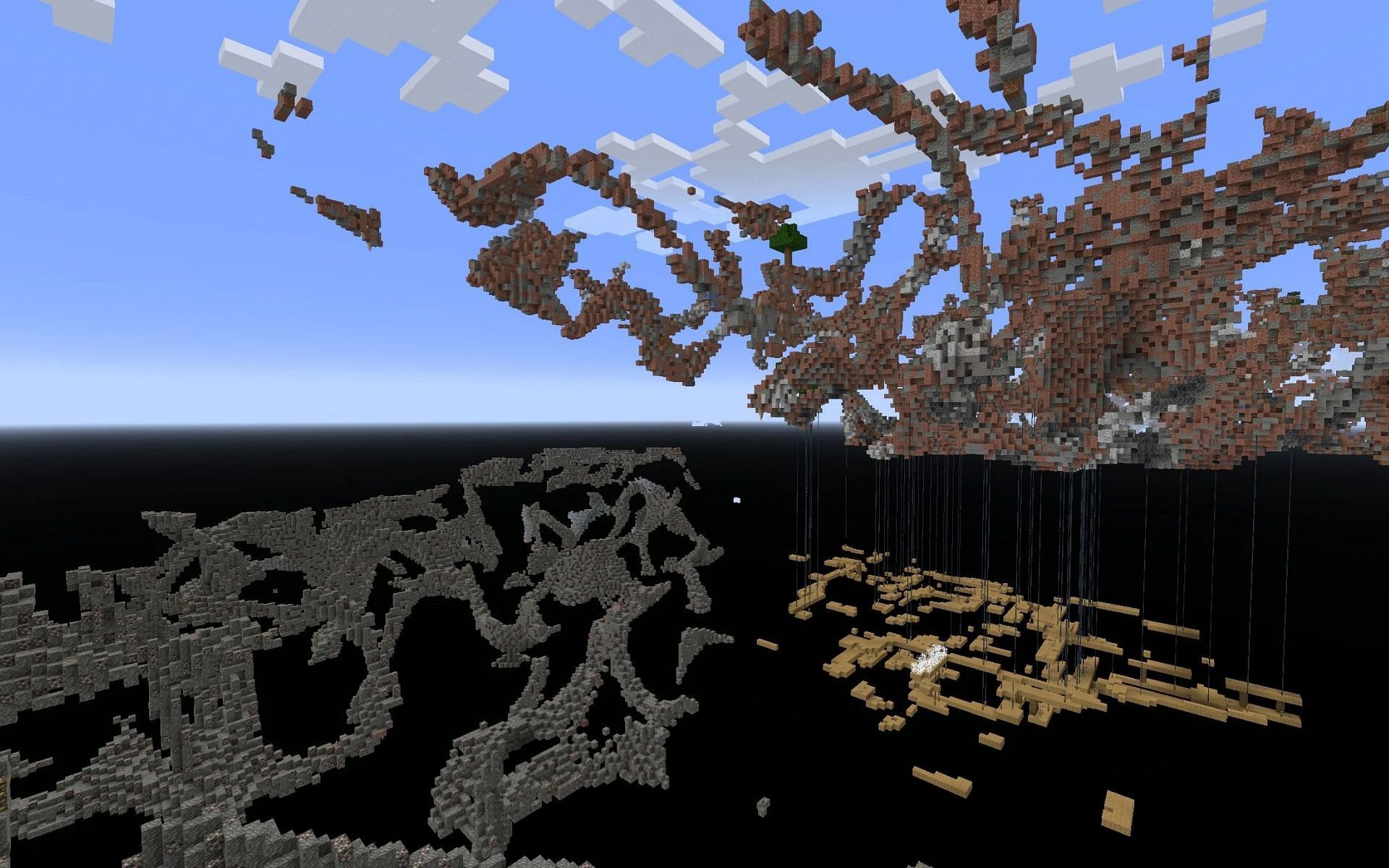 Both iron and copper ore veins shown (Image via Minecraft Wiki)