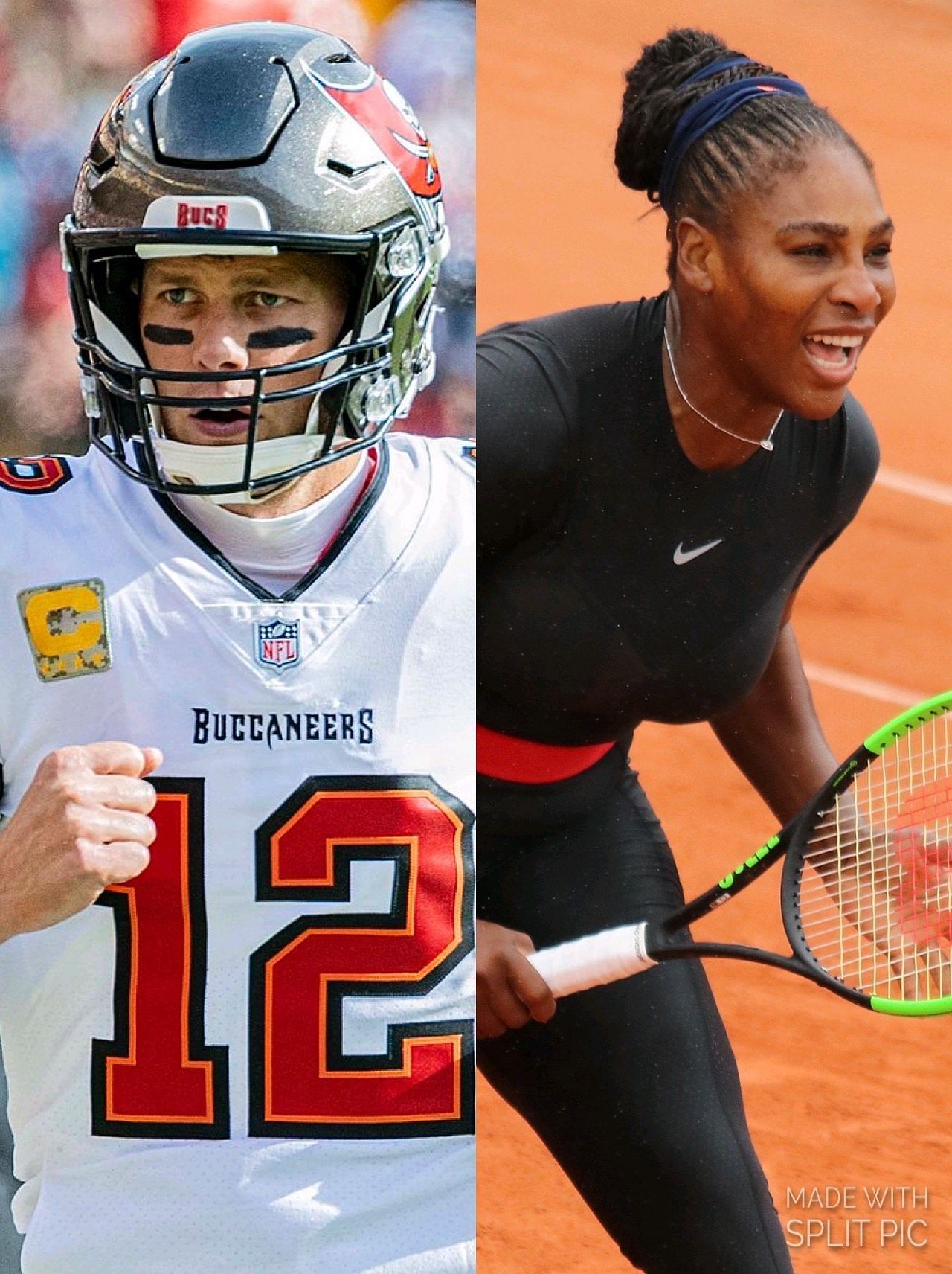 Serena Williams took a shot at Tom Brady in her farewell