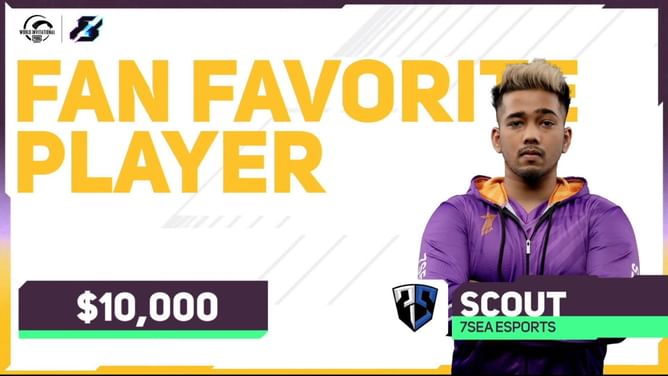 BGMI star Scout wins Fan Favorite Player award in PMWI 2022 Afterparty Showdown