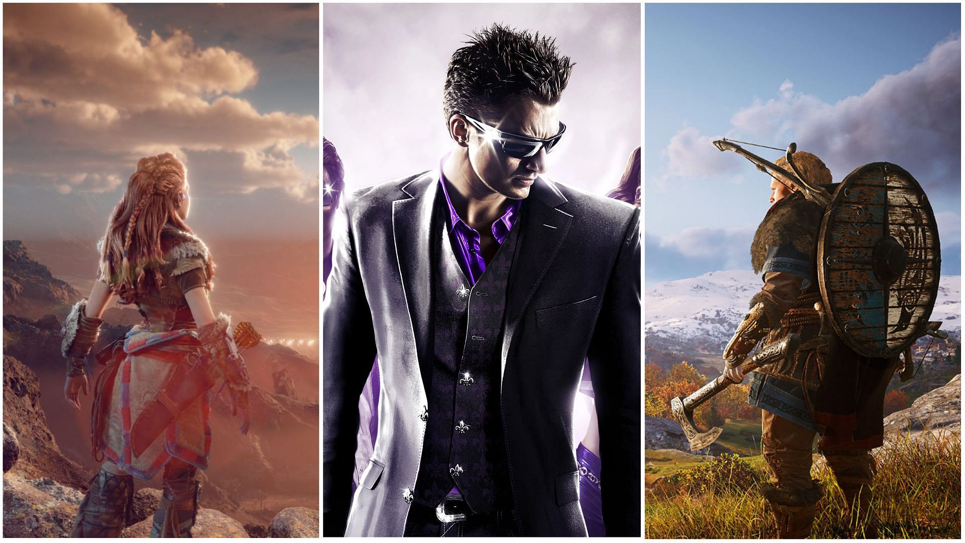 Some great open-world games to get into this August (Image via Guerilla Games, Volition &amp; Ubisoft)