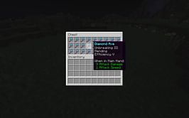 How to craft an enchanted diamond axe in Minecraft 1.19 update