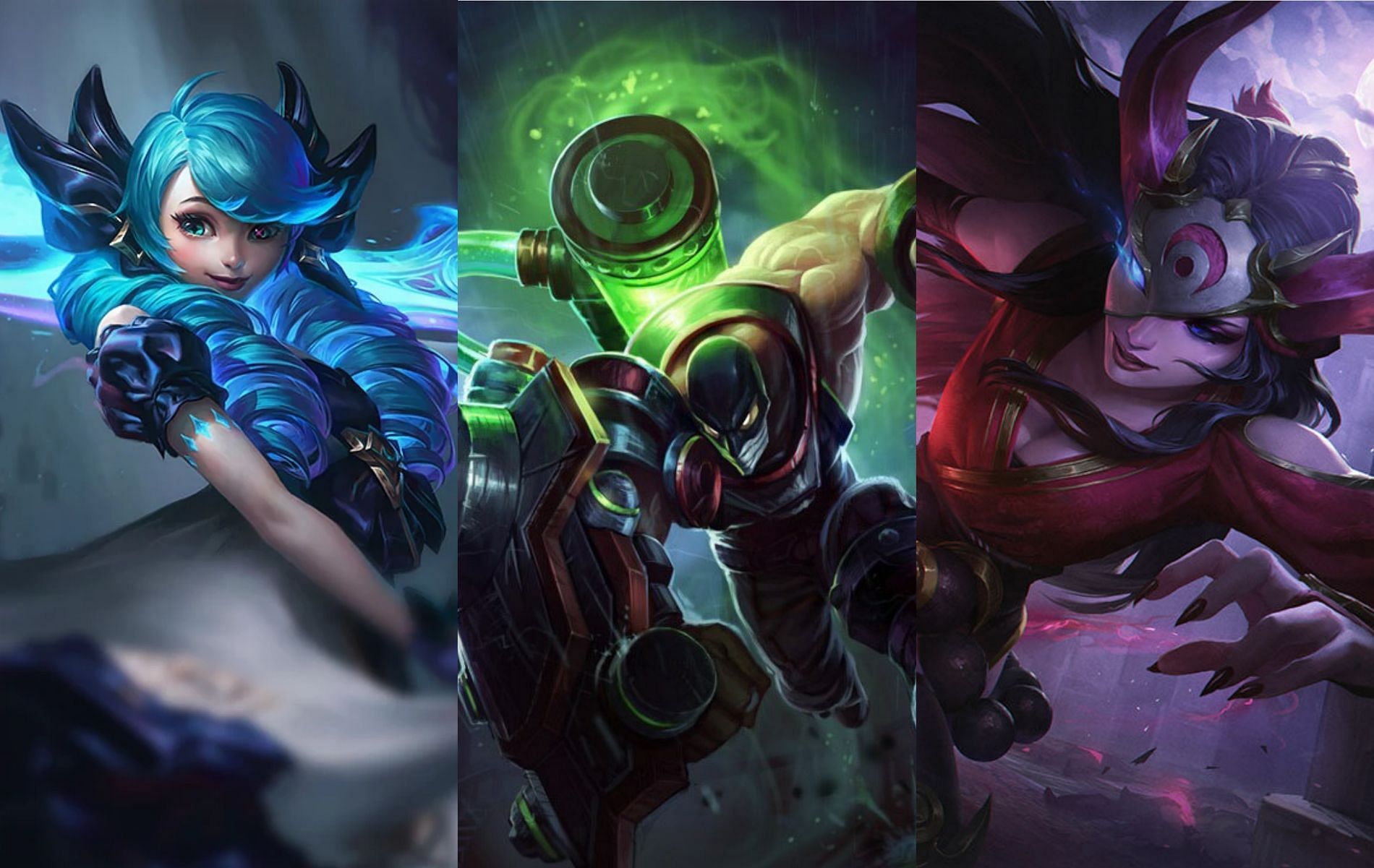  League of Legends patch 12.15 will bring Gwen and Sivir nerfs and Singed buffs (Images via Riot Games)