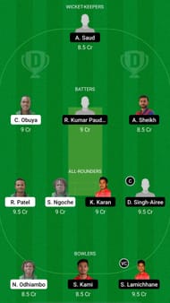 KEN vs NEP Dream11 Prediction Team, 5th T20I, Grand League