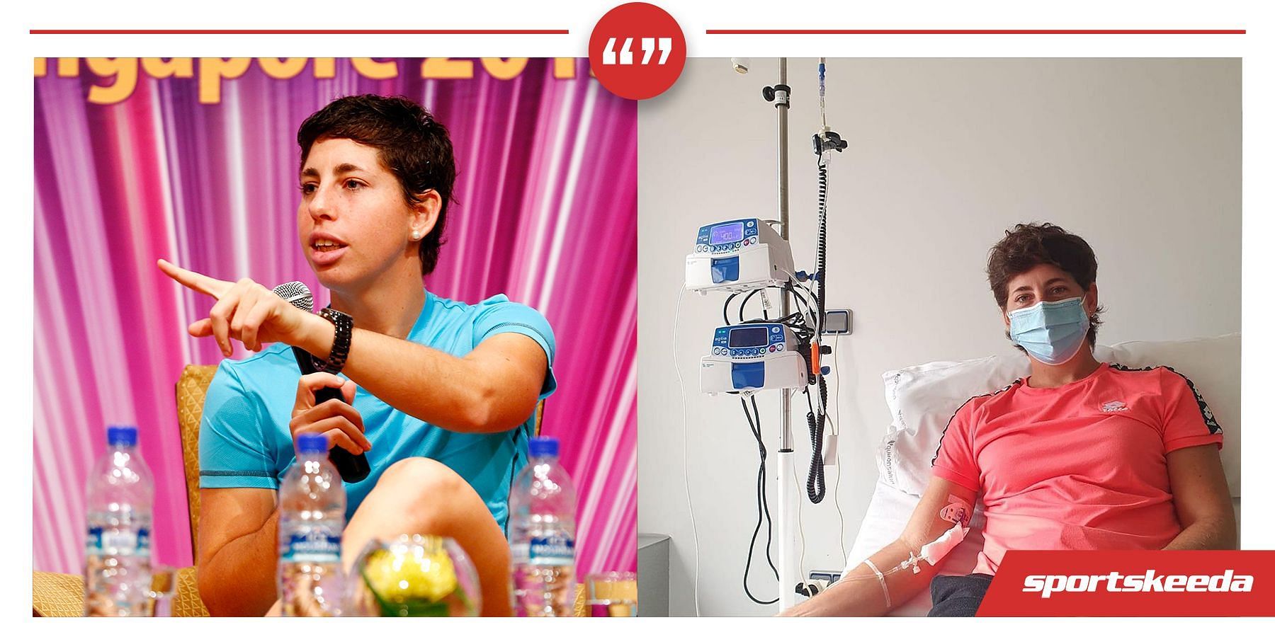 Carla Suarez Navarro beat lymphoma last year