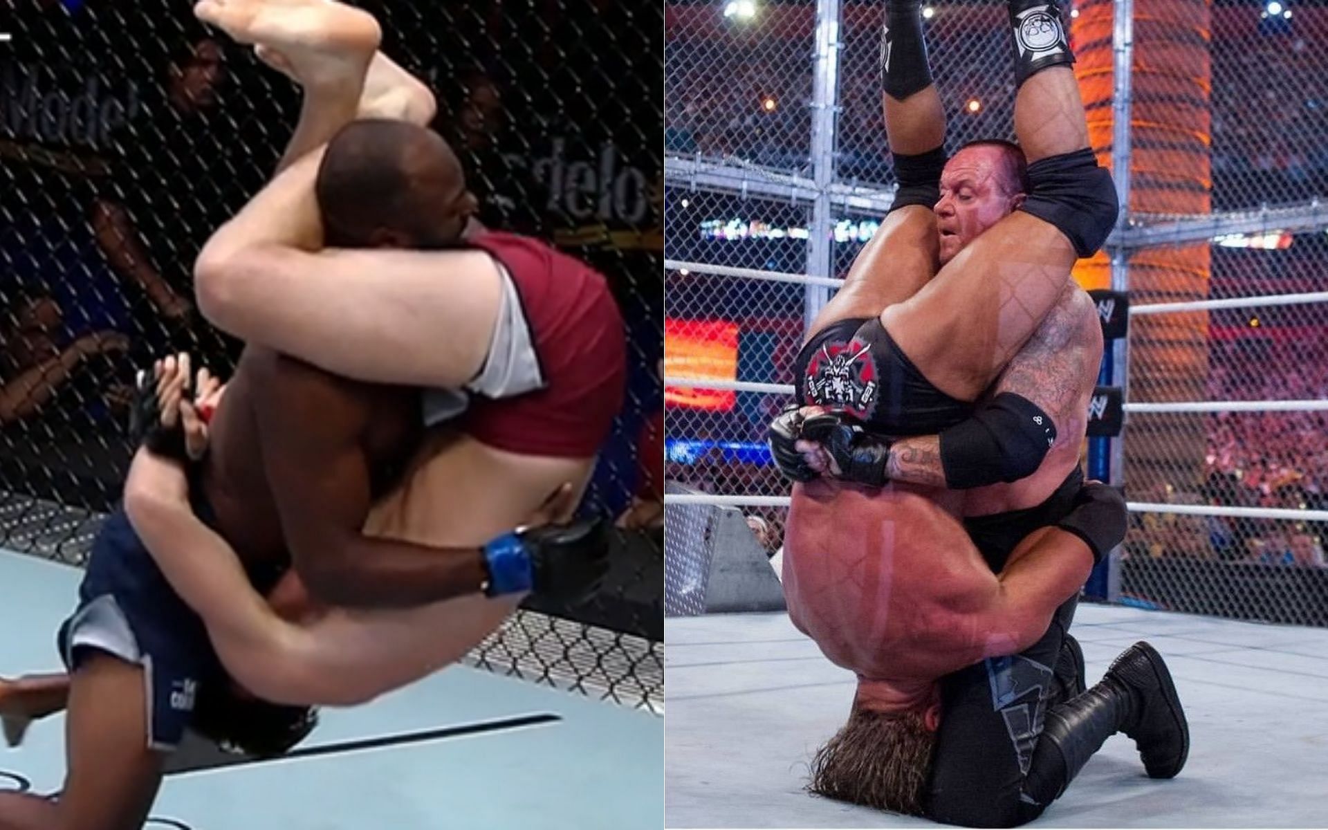 Darrius Flowers channelled WWE legend The Undertaker in his first octagon appearance