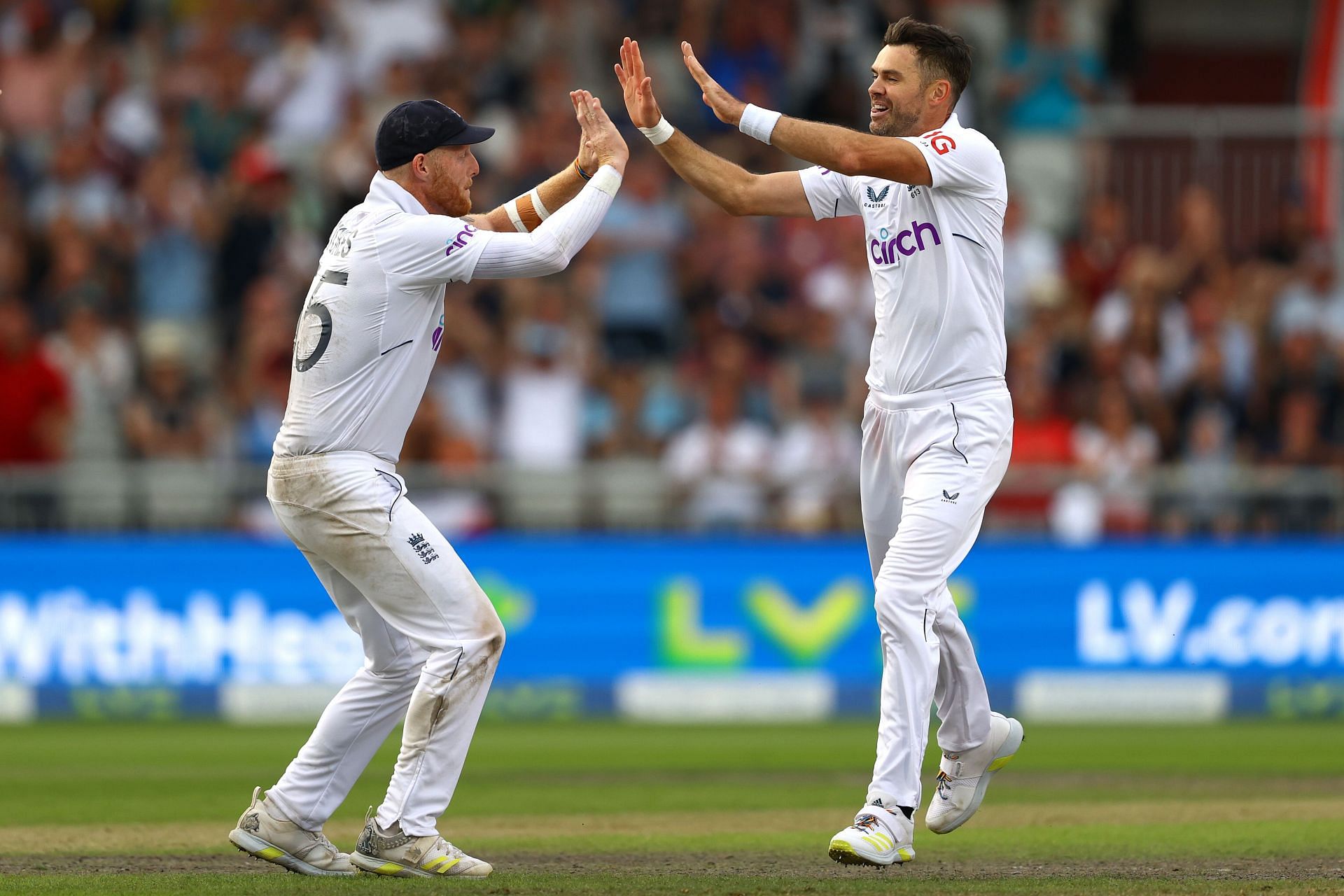 Ben Stokes and James Anderson. (Image Credits: Getty)