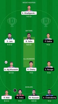 SBC vs DPR Dream11 Prediction Grand League- Assam T20