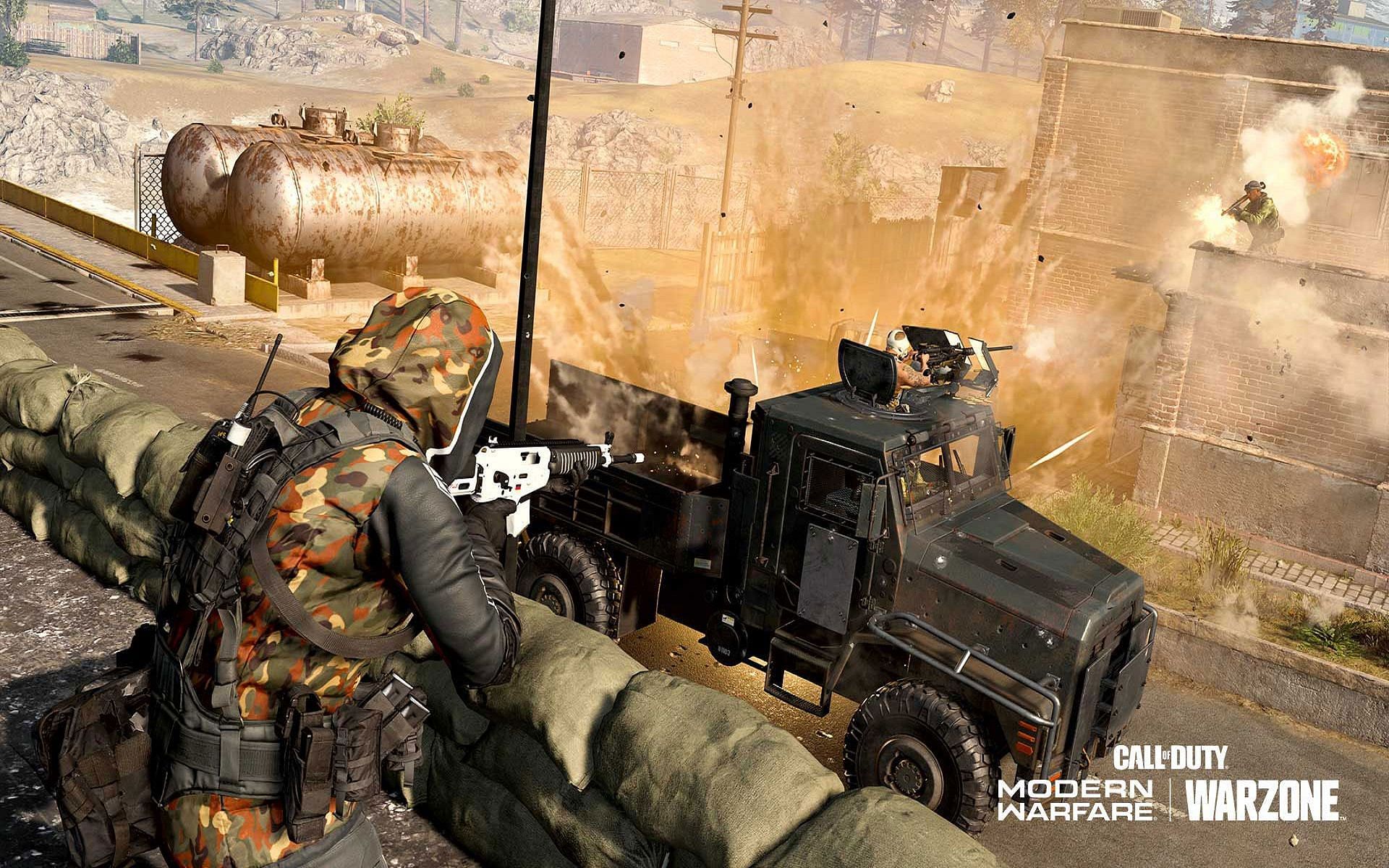 Warzone vehicle combat system (Image via Activision)