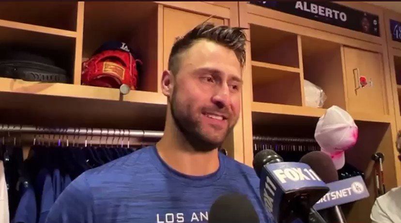 It helps not having to shave all the time for sure - 2x All-Star Joey Gallo  feels right at home with the Los Angeles Dodgers following his 3-run homer  against the Twins