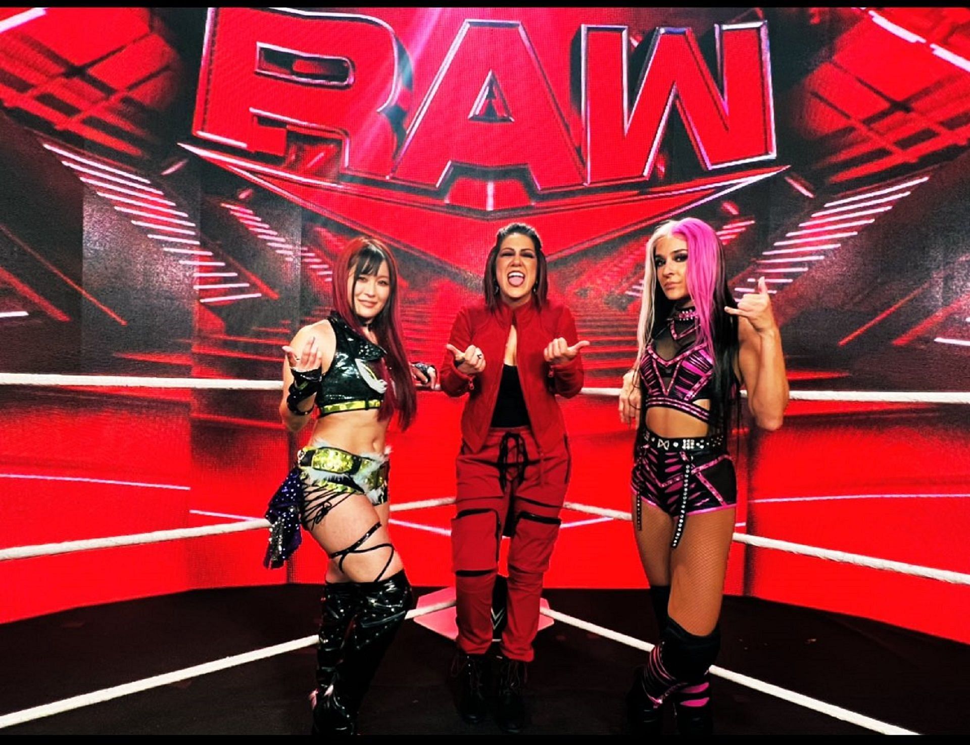 Bayley, Iyo Sky, and Dakota Kai on RAW