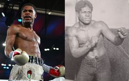 In Pictures: Undisputed Champion Devin Haney finds his lookalike in 1900s heavyweight contender Sam McVey