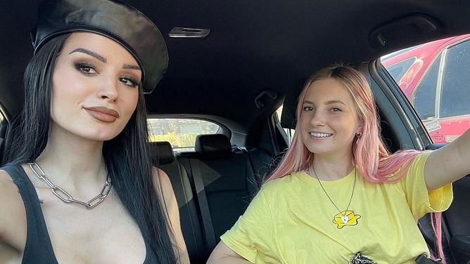 Paige reacts to a fan asking "Is that her daughter?" on Instagram post