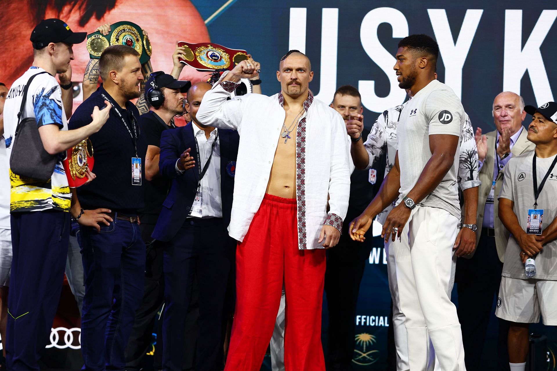 Oleksandr Usyk vs. Anthony Joshua 2 - Weigh-In