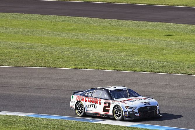 "That was nuts" - Austin Cindric hopes NASCAR fans enjoyed the last restart at Verizon 200 at Indianapolis Motor Speedway